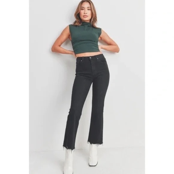 Just Black Denim - NWT Just Black Denim Vintage Cropped Flare women size 30